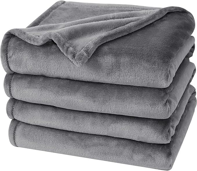 PHF Ultra Soft Fleece Blanket King Size, No Shed No Pilling Luxury Plush Cozy by PHF