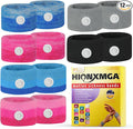 6 Pairs Motion Sickness Bands – Natural Anti Nausea Acupressure Wristbands by HIONXMGA