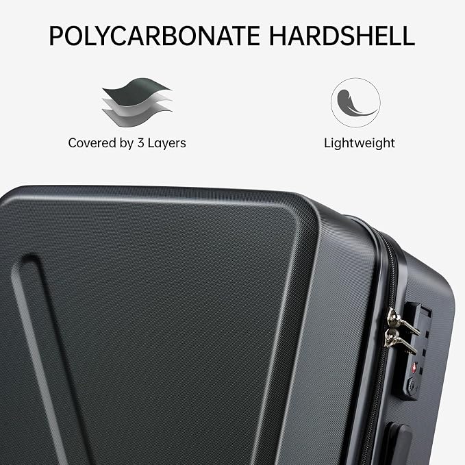 MILADA Carry On Luggage 22x14x9 Airline Approved - Image 7