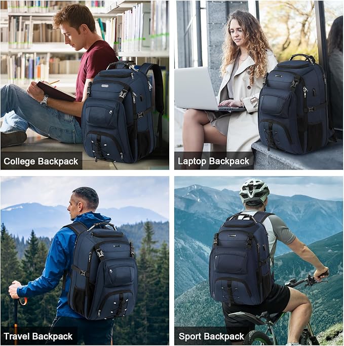 TSA Friendly Travel Laptop Backpack 18.4 inch XXXL Gaming Backpack - Image 6