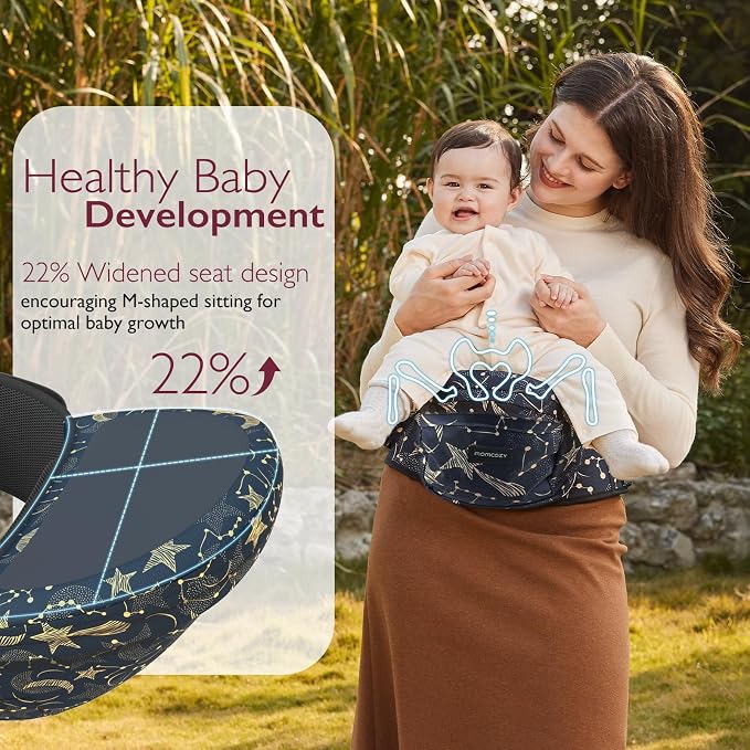 Momcozy Hip Seat Baby Carrier - Image 2
