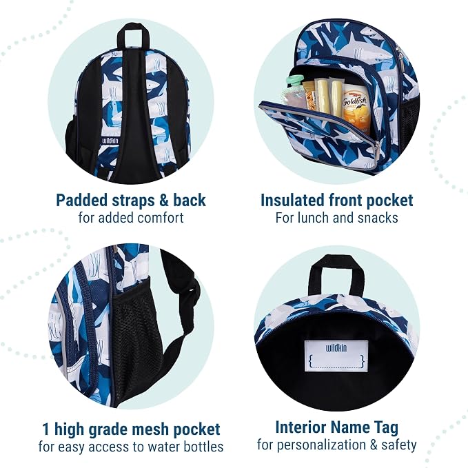 Wildkin 12-inch Kids Backpack – Padded, Adjustable - Image 3