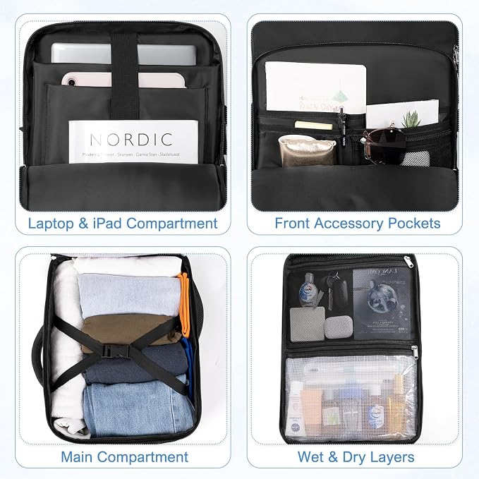 Travel Backpack, Carry on Flight approved Travel Bag - Image 7