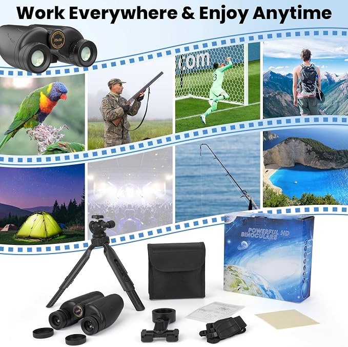 25x30 Professional Large Eyepiece Binoculars - Image 4