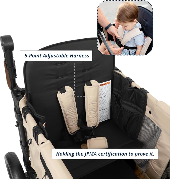 Keenz VYOO Stroller Wagon with Canopy - Image 4
