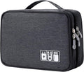 MIRLEWAIY Travel Cords Organizer Case Double-Layer Electronic Accessories by MIRLEWAIY