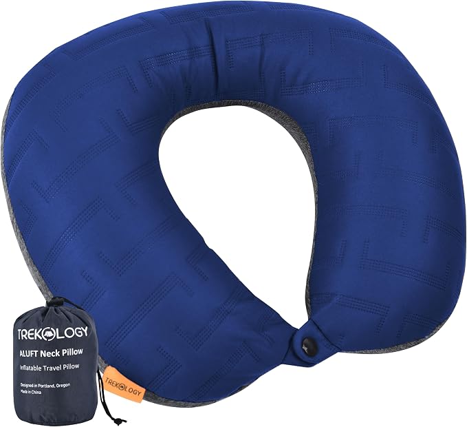 TREKOLOGY Travel Neck Pillow for Plane by TREKOLOGY