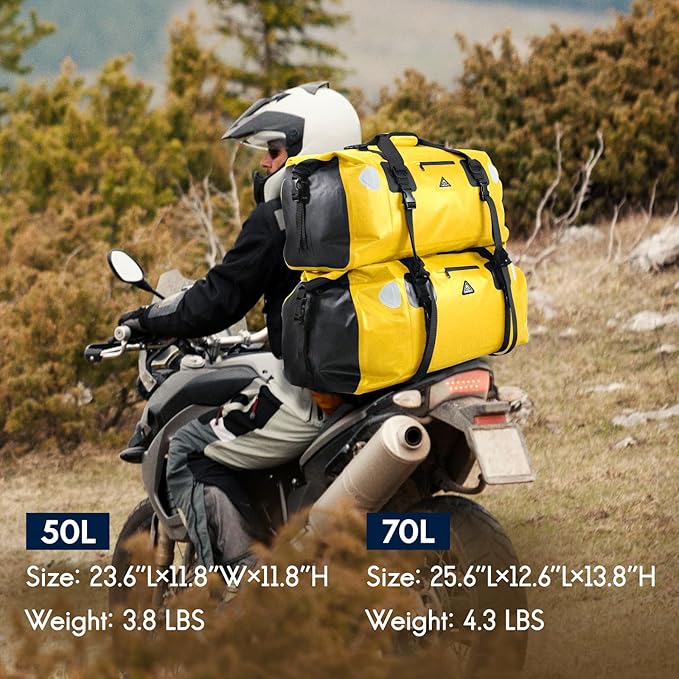 Haimont Waterproof Duffel Bag Roll-top Dry Duffel Bag - Image 6