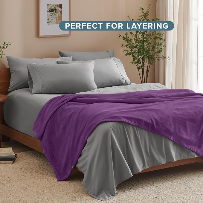 Bare Home Fleece Blanket - Image 7