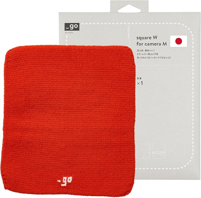 Camera Cover, Square W, Made in Japan, M size by PACKINGKNIT_GO