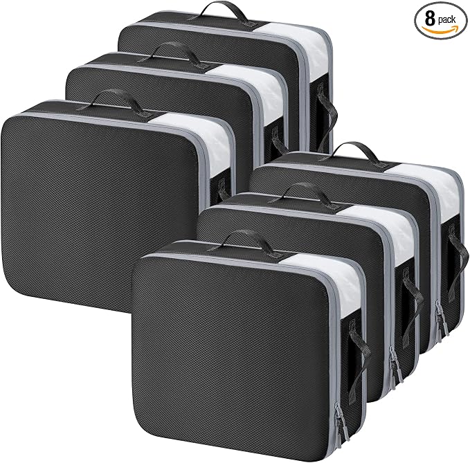 DIMJ Clothes Storage Bag 6 Pack, 19L Compression Storage Bags by DiMJ