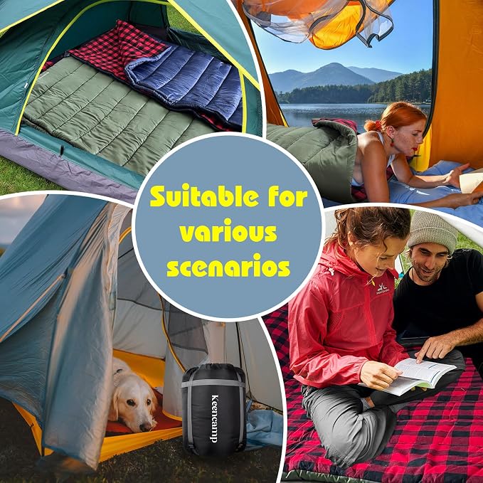 0 Degree Sleeping Bag Cotton Flannel Winter Cold Weather - Image 6