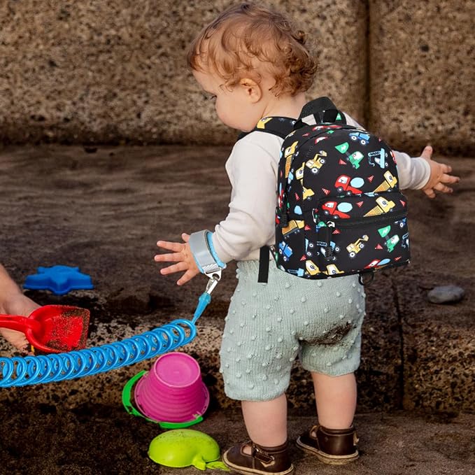 Accmor Toddler Harness Backpack Leash, Cute Excavator Kids Backpack - Image 6