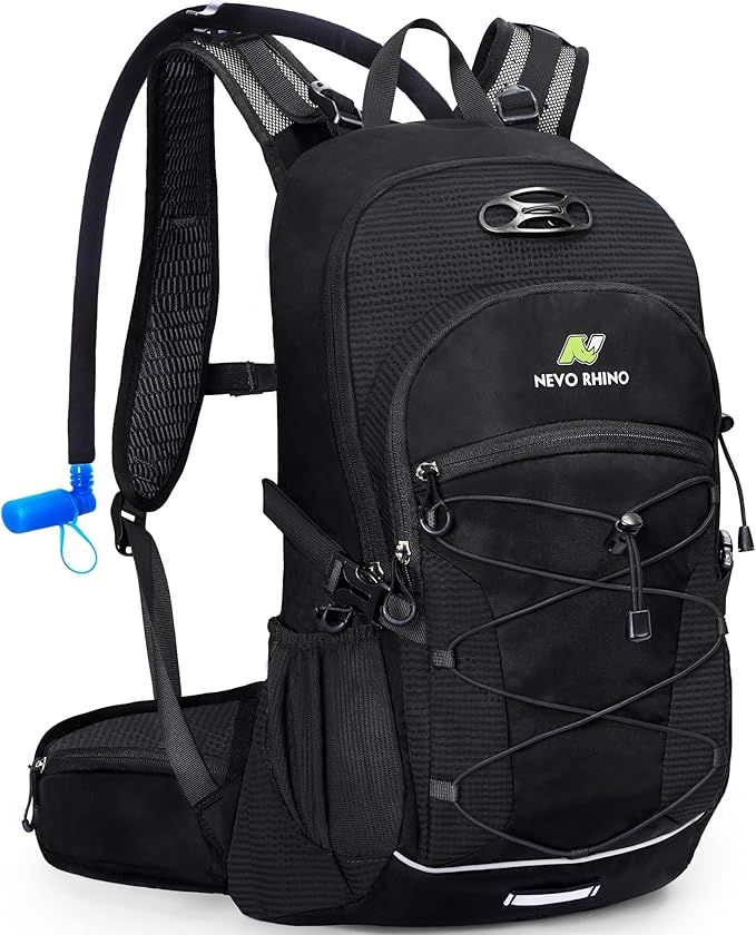 Hydration Backpack 3L Water Bladder, Hiking Water Backpack by NNEVORHINO