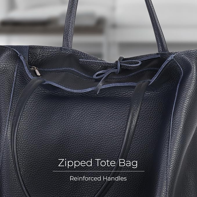 Italian Calf Leather Tote for Women - Image 3