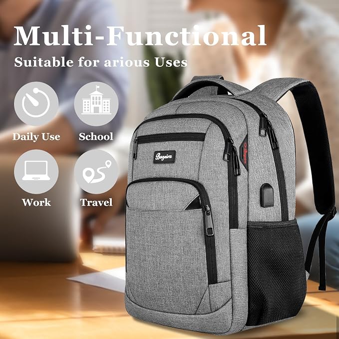 Travel Laptop Backpack for men women, School Backpacks for teen boys 15.6 Inch - Image 7
