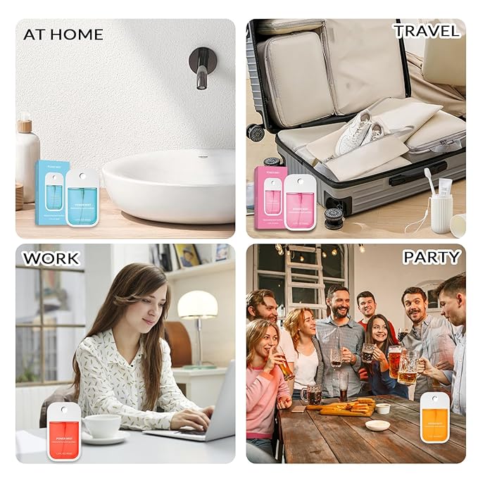 Power Mist Hydrating Hand Sanitizer Spray, Portable Travel-Size Hand Sanitizer - Image 6