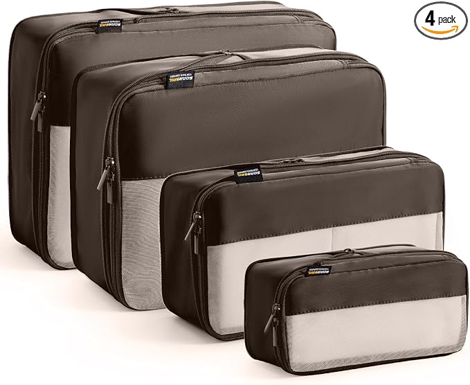 4 Set Compression Packing Cubes by SOARSAIL