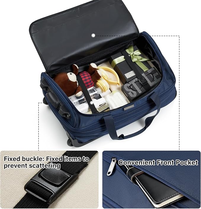 Hanke Expandable Carry On Luggage Suitcases - Image 4