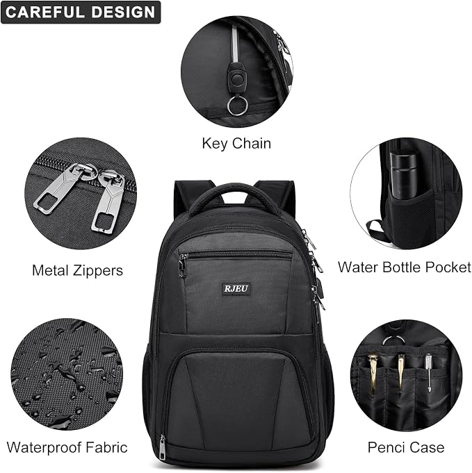 School Backpack for Teen Boys & College Students - Image 3