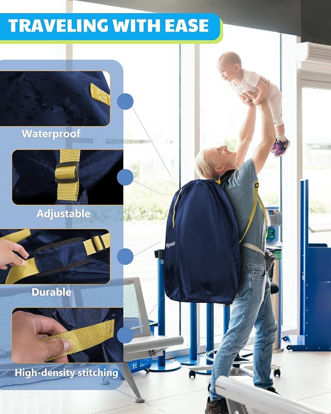Large Stroller Bag for Airplane, Waterproof Stroller Travel Bag, Gate Check - Image 3