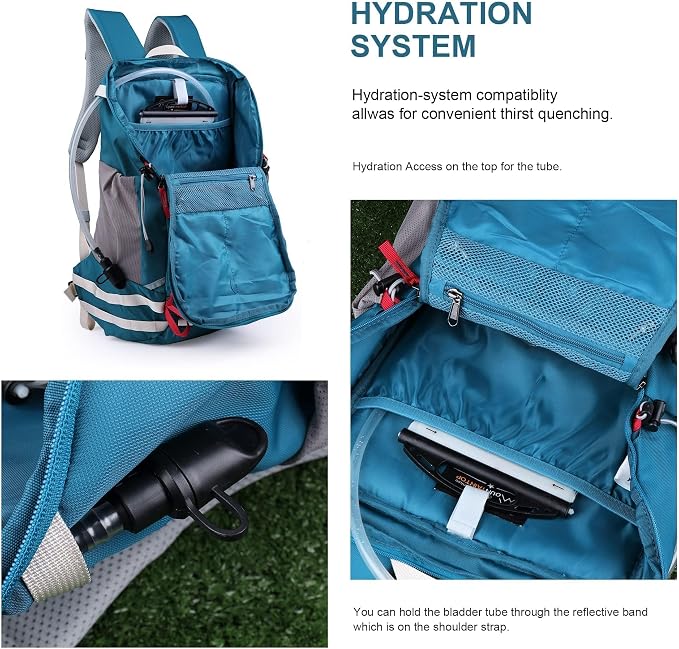 MOUNTAINTOP Hiking Backpack 35L Travel Backpack Lightweight Daypack - Image 4