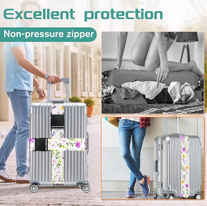 Slohif Luggage Straps for Suitcases Travel Belt Accessories Luggage Connector - Image 5