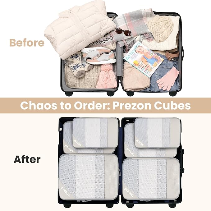 8 Set/6 Set/4 Set Compression Packing Cubes - Image 7
