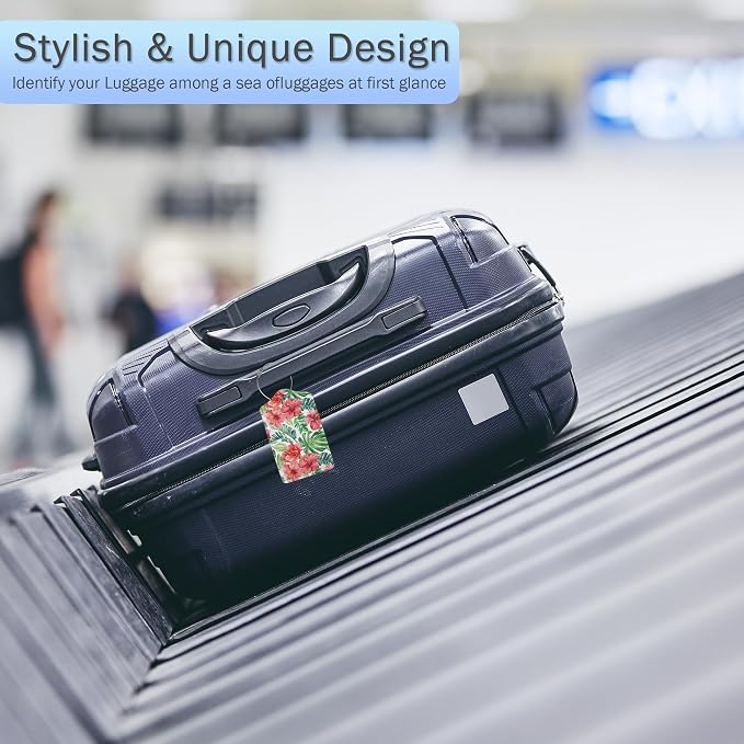 Tropical Palm Leaves Luggage Tags - Image 6