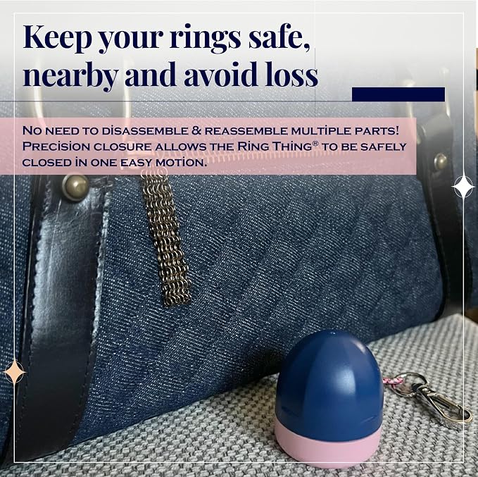RING THING - Ring Holder Keychain, Jewelry Organizer and Storage, Portable - Image 8