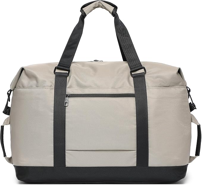 SUNNY BIRD Duffel with Utility Pouch, 40L Weekender Overnight Bag with Shoe - Image 4
