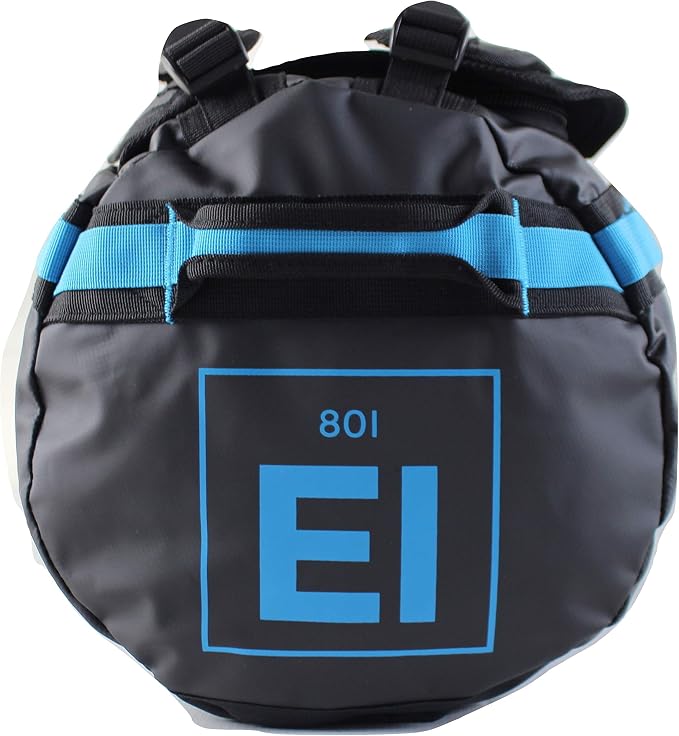 Element Equipment Trailhead Duffel Bag Shoulder Straps Waterproof Black/Blue - Image 6