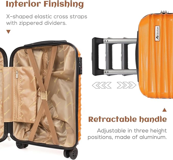 Carry on luggage 20 In suitcase - Image 3