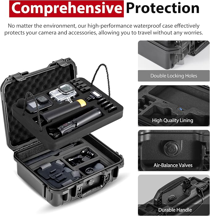 Hard Case Organizer For Gopro Hero 13/12/11/10/9/8 Media Mod/Volta/Protective - Image 3
