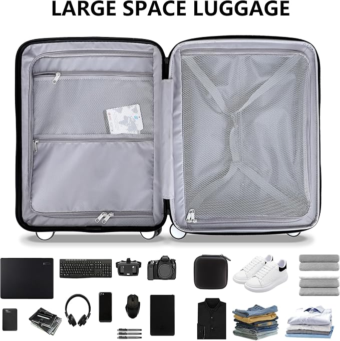 28 Inch Luggage with Spinner Wheels, Lightweight Expandable PC Hardside Large - Image 7