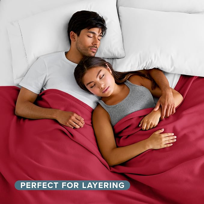 Bare Home Polar Fleece Blanket - Image 5