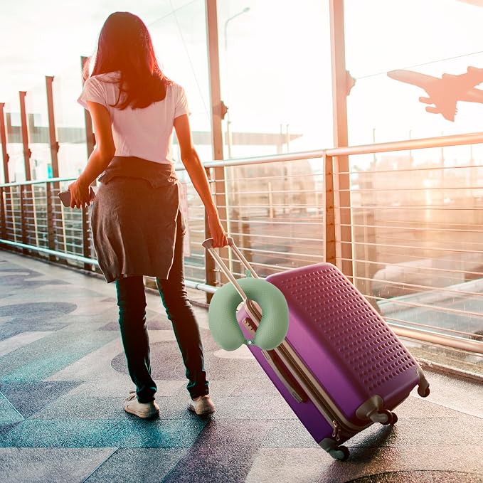 Travel Neck Pillow Cover, Neck Pillow Case - Image 3