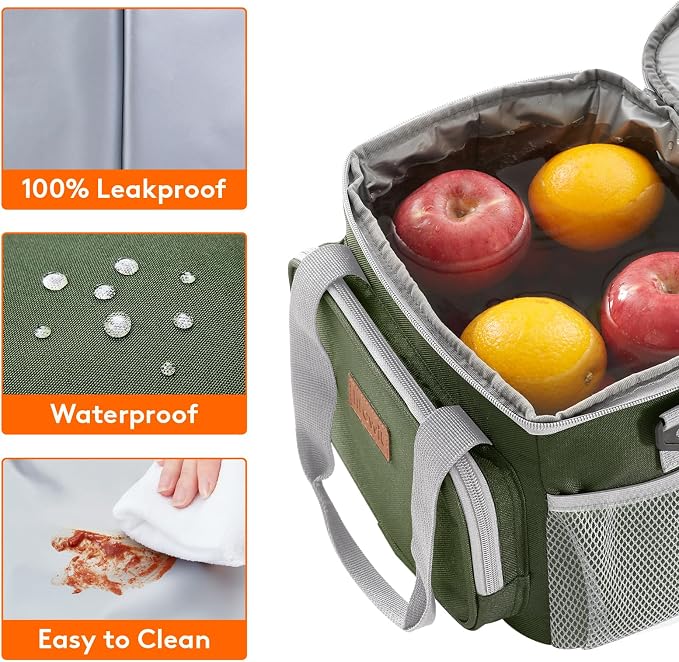 Lifewit Medium Lunch Bag Insulated Lunch Box Soft Cooler Cooling Tote - Image 4