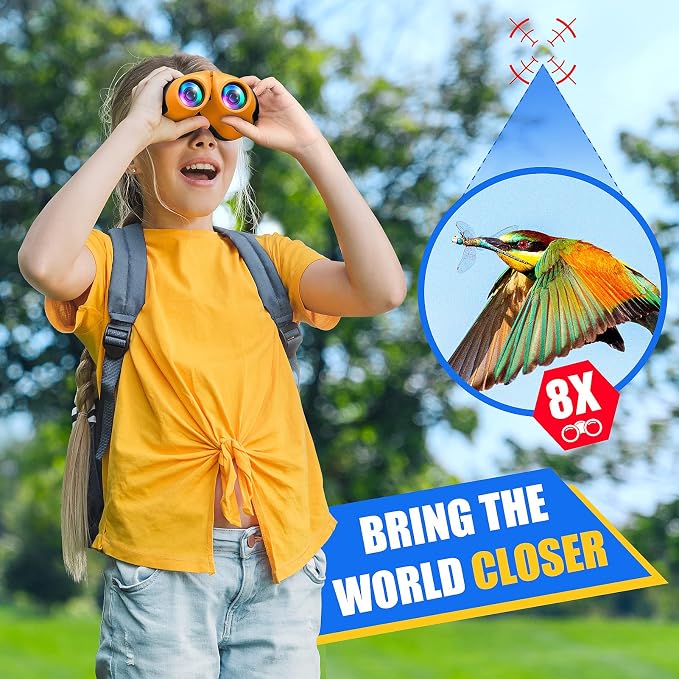LET'S GO! Binocular for Kids, Compact High Resolution Shockproof Binoculars - Image 3