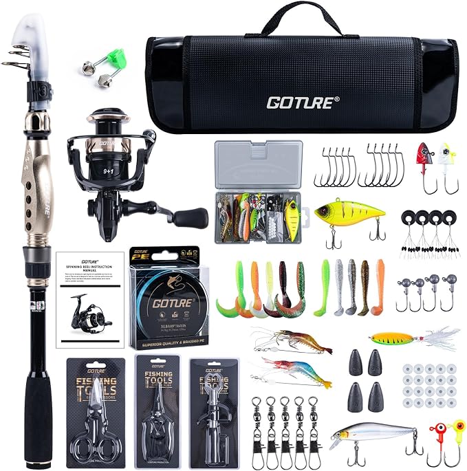 Goture Fishing Rod and Reel Combo by Goture