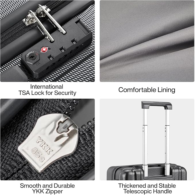 Hanke Luggage Sets 2 piece Carry On Luggage - Image 7