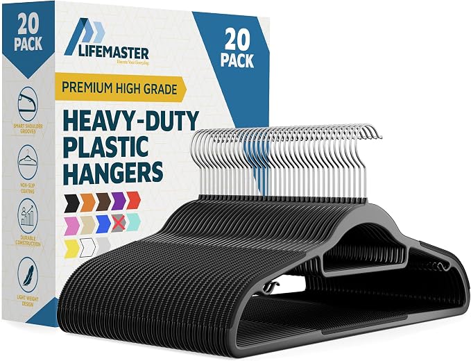 Lifemaster Versatile Clothes Hanger Set by LIFEMASTER