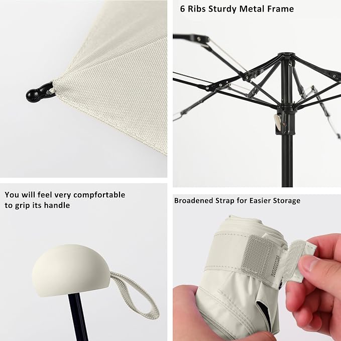 BAODINI Travel Mini Umbrella for Purse - Image 6
