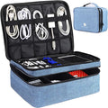Travel Electronics Organizer, Waterproof Cable Organizer Bag by ORIENTFAMULAY