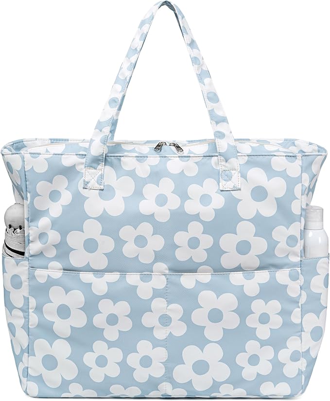 Beach Pool Bags Tote for Women Ladies Large Gym Tote Carry On Bag - Image 8