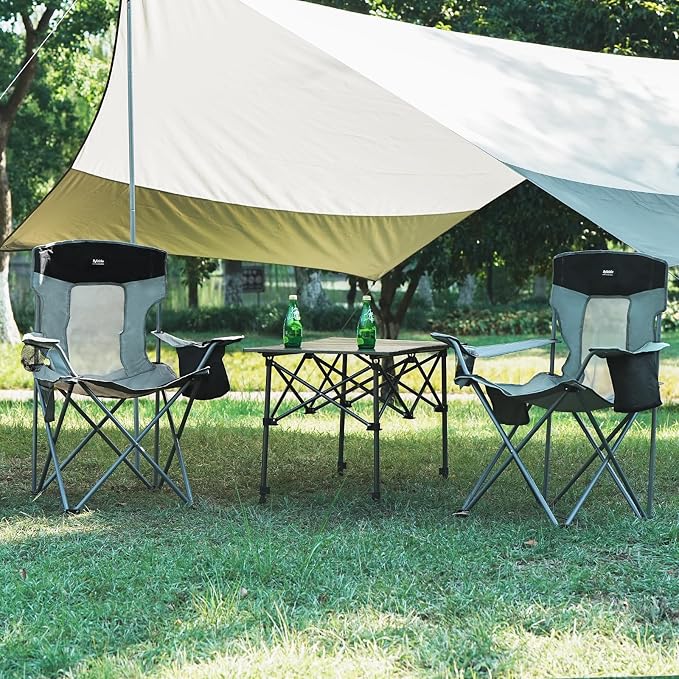 Camping Folding Chair Outdoor Lawn Portable Lightweight Camp Folding Chairs - Image 8
