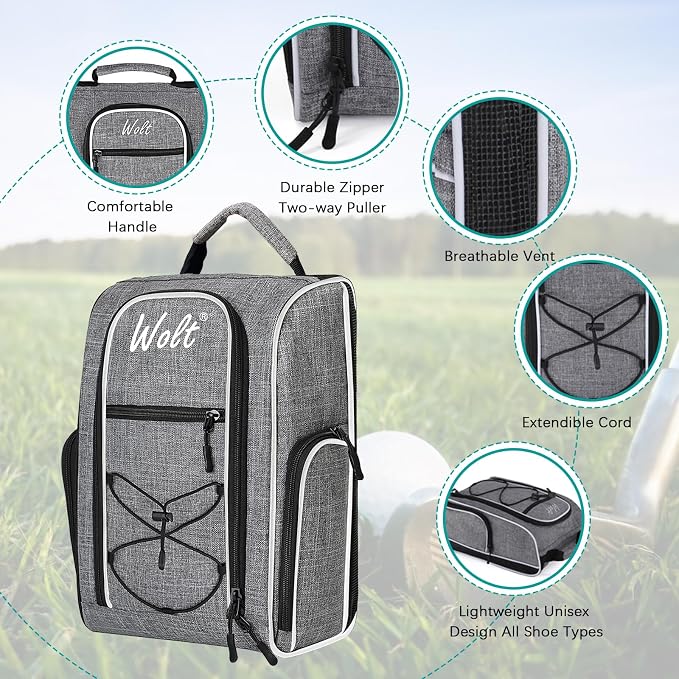 Wolt Golf Shoe Bag - Image 3