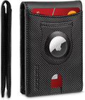 RUNBOX AirTag-Wallet-Mens-Slim-RFID Blocking Wallets Leather by RUNBOX