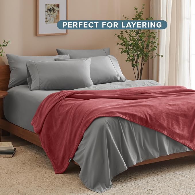 Bare Home Fleece Blanket - Image 7
