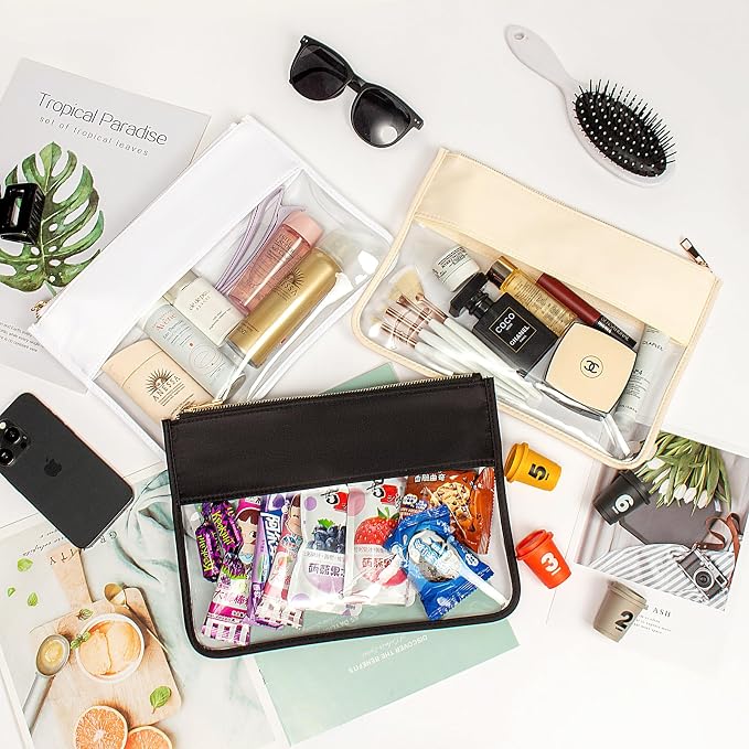 LETGO Clear Makeup Bag Pouch for Travel - Image 7